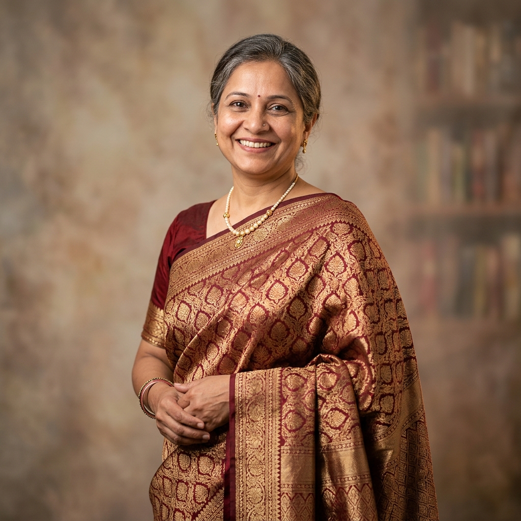 Portrait of the Principal of Satyamev Jayate Gurukulam